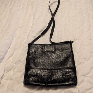 Kate Spade Black Leather Crossbody Bag